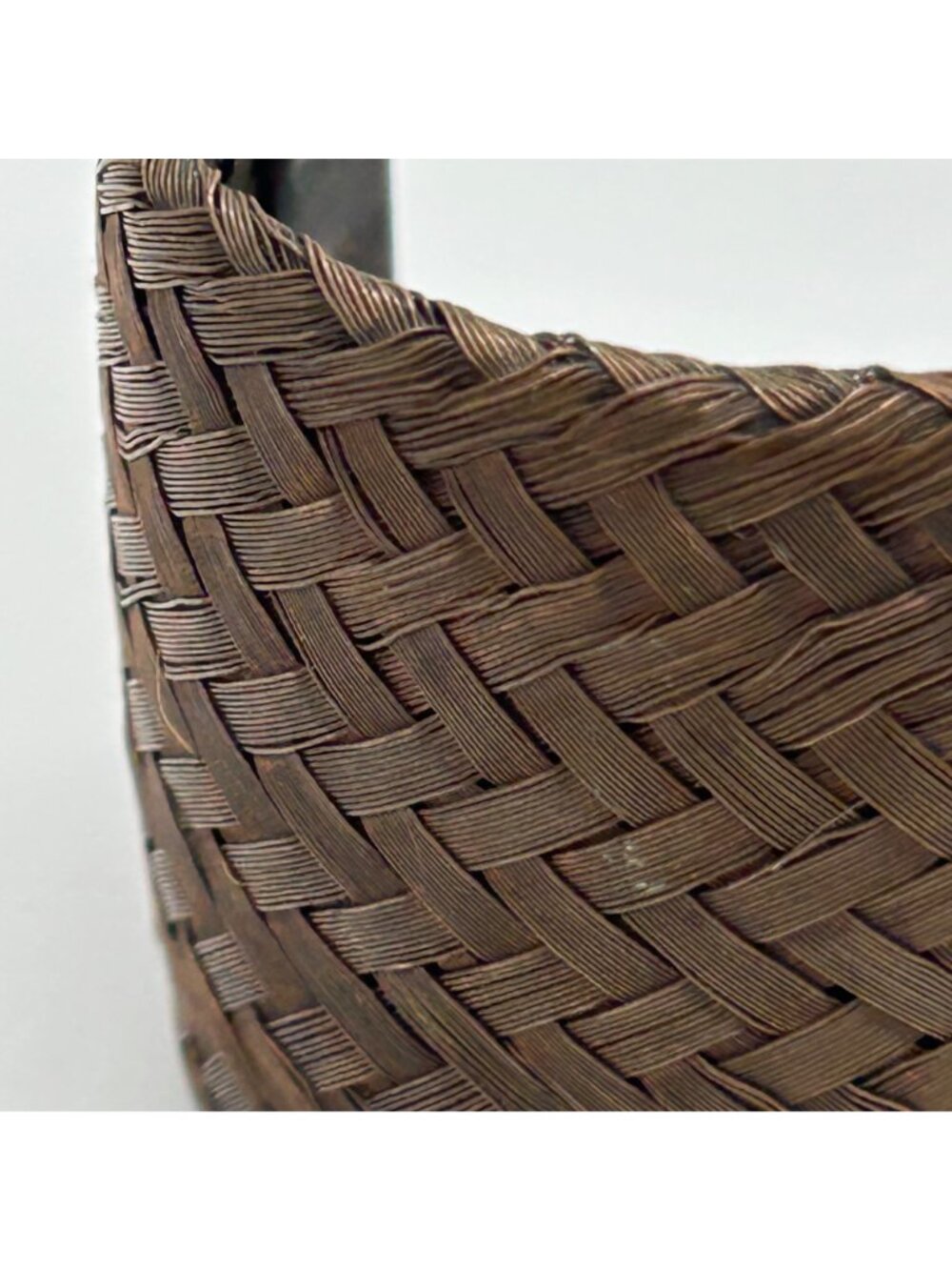Sarah Cavender Metalworks Woven Copper-tone Cuff Bracelet Wide Design Handmade - Picture 8 of 11